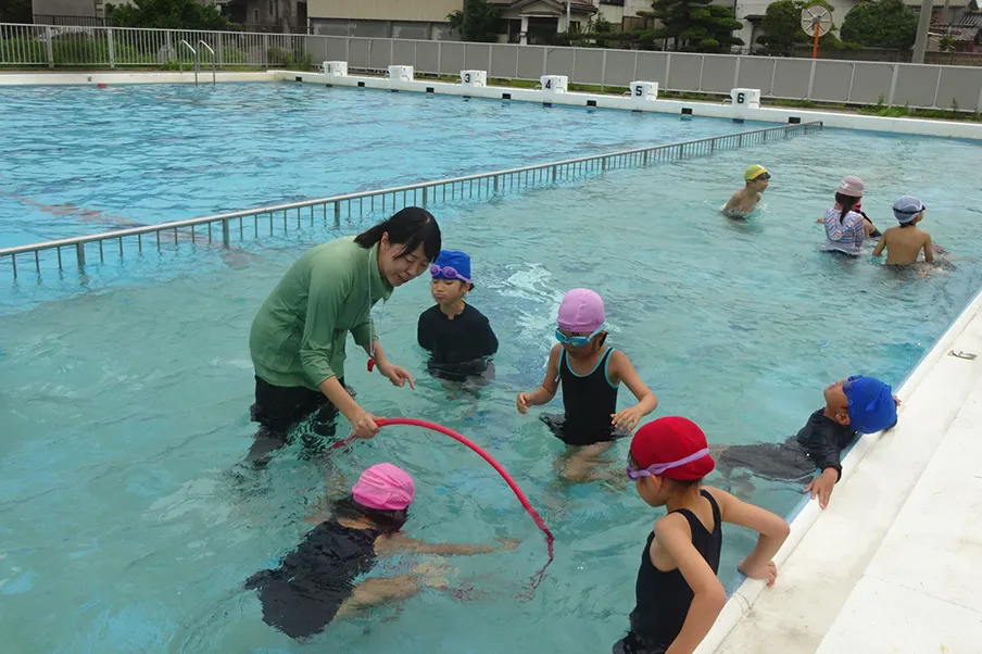水泳の授業